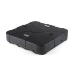Pied de parasol costway avec roulettes remplissable 130 kg sable& eau / 120 kg sable / 107 kg eau hdpe ...