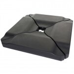 Pied pour parasol dport  pied crois - capacit maximale 80 kg - blanc