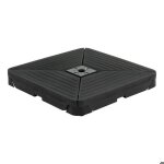 Pied de parasol solivio � remplir � roulettes gris graphite - hesp�ride