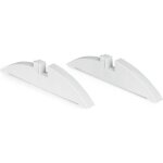 Pieds de support pour radiateurs infrarouges klarstein wonderwall - gris - utilisation en pose libre