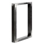 Pied de table holzbrink - style industriel - acier brut - 30x43cm - support pour table basse bureau - ...