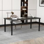 Pieds de table en métal - homewell - hauteur 90 cm - capacité portante 150kg - noir Pieds de table en métal - homewell - hauteur 90 cm - capacité portante 150kg - noir