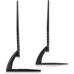 Pied tv universel support tv pi�destal pieds de t�l�v ur r�glables en hauteur 3 niveaux x 60 mm pour ...