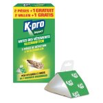 Pi�ge � mites textiles inodore - d�tecte les mites vestimentaires - efficace jusqu?� 3 mois - 2 pi�ges ...
