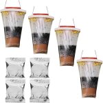 Pi�ge � mouches 4 pi�ces pi�ge � moustiques dext�rieur avec 4 app�ts pour la lutte antiparasitaire pi�ge ...