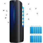 Pi�ge � mouches �lectrique avec led uv avec prise silencieux et � plaque collante amovibleanti mouchesinsectes ...