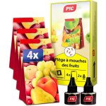 Pi�ge � mouche des fruits4 pi�ges � colle avec 2 attractifs anti moucheronsattrape mouche adapt� � la ...