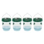 Piège à mouche - gardigo - solaire - led bleue - lot de 4 - anti - insectes Piège à mouche - gardigo - solaire - led bleue - lot de 4 - anti - insectes