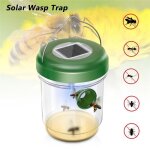 Pi�ge � mouche gu�pes et moustique attrape anti - insectes frelons - solaire avec lumi�re led