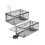 Piege a rat cage attrape rat 2 pcs cage de capture pour souris loir mulot rongeurs - cage piege a rat ...