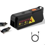 Piege a rat electriquepi�ge � rongeurstueur de rats / souris haute tensionr�utilisable & facile � nettoyer ...