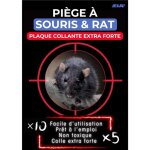 Pi�ge � rats et souris collant sans poison - plaque glue ultra forte pour maison & ext�rieur - pi�ge ...