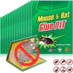 14 pcs piege a souris colle collant puissant plaques de glu anti rat piges collant souris piges antiparasita ...