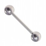 Piercing langue 1. 6 mm