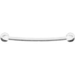 Piercing nombril grossesse b�b� maternit� longue barre ultra flexible bioflex acrylique abel gris lovepiercing ...