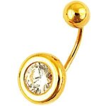 Piercing en or jaune 750 / 1000e
