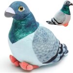 Pigeon c�lin peluche pigeon 20 cm animal en peluche r�aliste jouet mignon et doux d�coration int�rieure ...