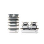 Pika lot de 12 boites alimentaires en inox batch cooking compatible au micro - ondes four cong�lateur ...