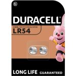 Piles alcalines duracell sp�ciales lr54 15 v lot de 2 (189 / 191 / v10ga / lr1130)