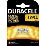 Pile alcaline duracell sp�ciale lr54 15v pack de 2 (189 - 191 - v10ga - lr1130) con�ue pour une utilisation ...