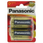 Pile alcaline panasonic lr20 d pro power - blister de 2