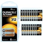 Piles auditives duracell activair 312 20