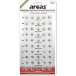 Piles bouton alcalines - lot de 50 piles