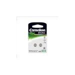 Piles boutons alcaline ag 10 / lr1130 / 389 / 189 / blister de 2 piles ��sans mercure�� camelion