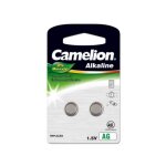 Piles boutons alcaline ag 9 / lr936 / 394 / 936 / blister de 2 piles « sans mercure » camelion Piles boutons alcaline ag 9 / lr936 / 394 / 936 / blister de 2 piles « sans mercure » camelion
