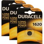Piles bouton lithium cr1620 dl1620 3v duracell