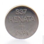 Pile bouton oxyde argent 337 renata 1. 55v 8mah - blister(s) x 1