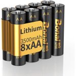 Piles lithium aa 1. 5v - 3500mah haute capacit� sortie constante faible auto - d�charge ultimate power ...
