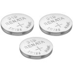 Piles montre 315 oxyde argent 15v sr716sw x 3[524]