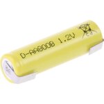 Pile rechargeable spciale lr6 (aa) mexcel - aa800b ns80aai - lfu cosses  souder en u  tte plate nicd ...