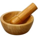 Mortier et pilon bambou d. 115 x h. 6 cm - 5 five simply smart