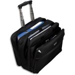 Pilot case trolley - juscha - 4 compartiments - nylon - noir