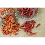 Piment langue doiseau entier 100g - fort et parfum - marque ducros 4 sachets