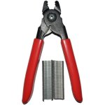 Pince pour agrafes + 60 clips clippeuse manuelle pour saucisse pince  ressort pour agrafes