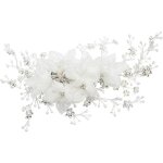 Pinces � cheveux de mariage pour mari�es morceaux de cheveux de mariage pour mari�es perle voiles pour ...