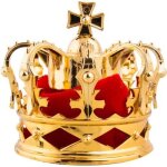 Pince  cheveux mini couronne royale dore