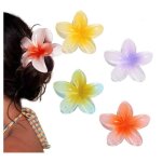 Pince à cheveux - fleur - antidérapante - 4 pièces - pour cheveux épais Pince à cheveux - fleur - antidérapante - 4 pièces - pour cheveux épais