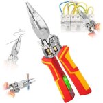 Pince � d�nuder automatique - ulisem - multifonctionnelle 9 en 1 - 210 mm - acier au carbone - poign�es ...