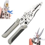 Pince  dnuder - multifonctionnel - dnudeur automatique - acier au carbone - poigne pvc - couleur ...