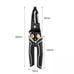 Pince � d�nuder multifonction pour �lectricien - acier haute teneur en carbone pour fils 2. 5 - 5 mm