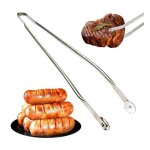 Pince grill up � tourner les saucisses pince a barbecue a roulette pince bbq roulette pour saucisses ...