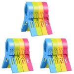 Pinces � lingepinces serviette plageclip de brise - ventdurable grosse pince plastique pour serviettes ...