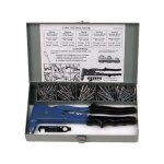 Pince à riveter gesipa ntx + 230 rivets multiserrage en coffret métal - bleu Pince à riveter gesipa ntx + 230 rivets multiserrage en coffret métal - bleu