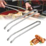 Pince  saucisse pour barbecue - lot de 2 - avec roulettes lisses sur le dessus