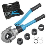 Pince a sertir multicouche th 10t - 16 - 32mm - t�te rotative 360� - pince hydraulique tube alu multicouche ...