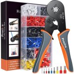 Pince � sertir preciva 0. 08 - 16mm� avec 1200pcs de cosses �lectriques - ergonomique et pr�cise